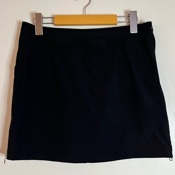 Athleta Black Zip Pocket Athletic Skort Women’s Size 2 Lightweight Performance - Picture 16 of 16
